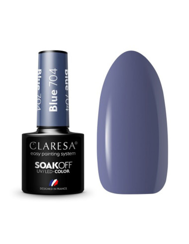 CLARESA Hybrid nail polish BLUE 704 -5g