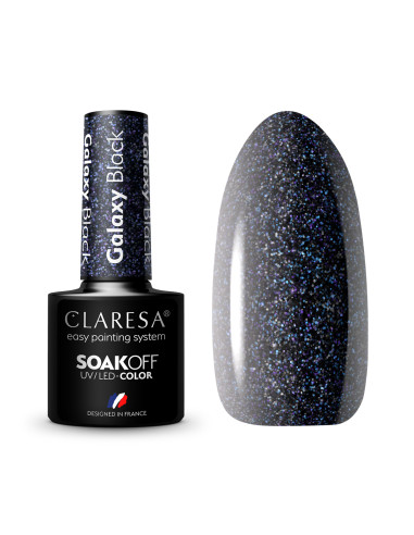 CLARESA Gel polish Galaxy Black 5g
