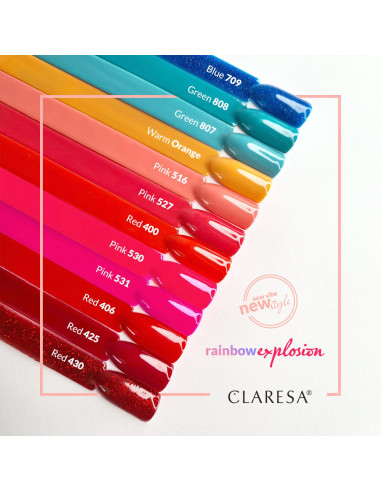 CLARESA Hybrid nail polish RED 400 -5g