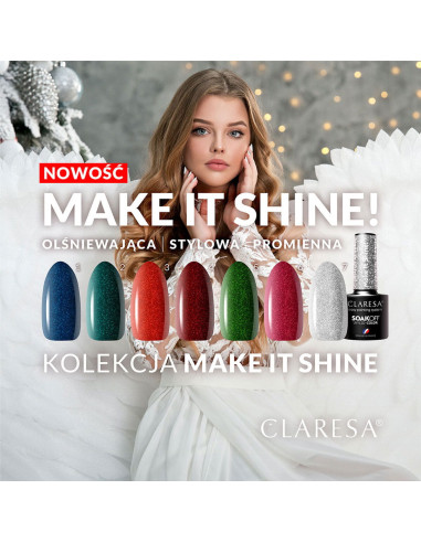 CLARESA Hybrid nail polish Make It Shine! 2 -5g