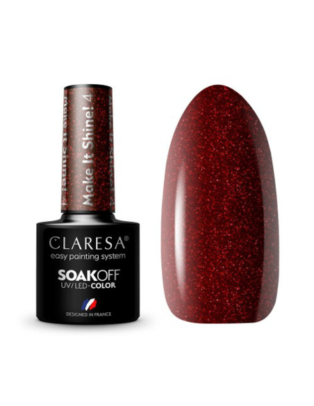 CLARESA Hybrid nail polish Make It Shine! 4 -5g
