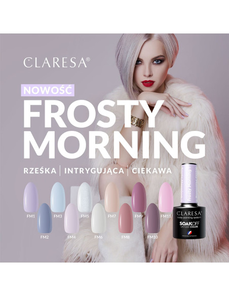 CLARESA Gel polish Frosty Morning 7 -5g