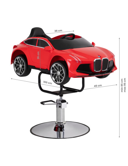 BMW CHILDREN'S CAR STYLING CHAIR RED
