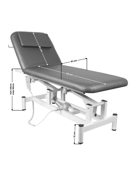 Electric bed massage 079 1 intens. Gray