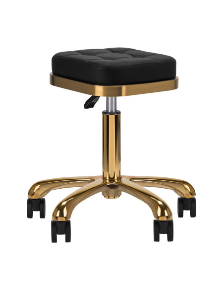 COSMETIC STOOL M-1645 BLACK GOLD