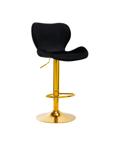 BAR STOOL QS-B15 VELVET BLACK