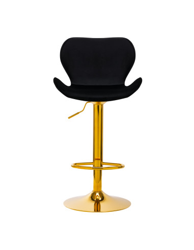 BAR STOOL QS-B15 VELVET BLACK