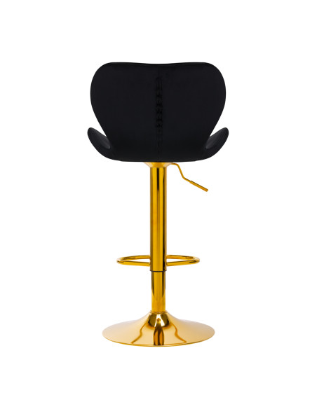 BAR STOOL QS-B15 VELVET BLACK
