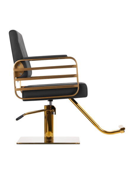 GABBIANO HAIRDRESSING CHAIR AVILA BLACK GOLD