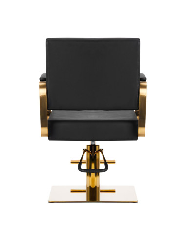 GABBIANO HAIRDRESSING CHAIR AVILA BLACK GOLD