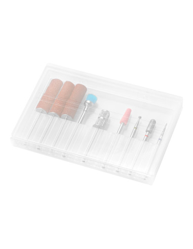 SET OF NAIL DRILL BITS MIX 12 PCS.