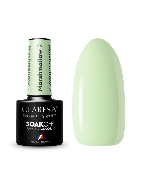 CLARESA hybrid polish MARSHMALLOW 2 5g