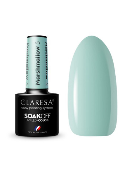 CLARESA hybrid polish MARSHMALLOW 3 5g