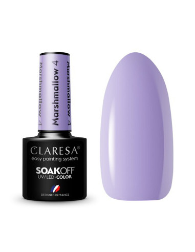 CLARESA hybrid polish MARSHMALLOW 4 5g