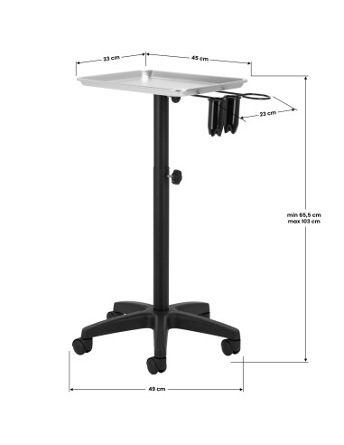 GABBIANO HAIRDRESSER TROLLEY L-121B