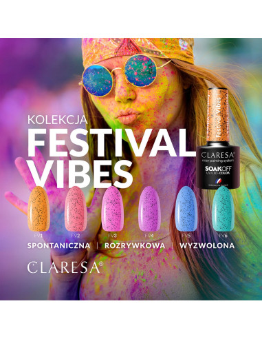 CLARESA Hybrid polish Festival Vibes 4 -5g