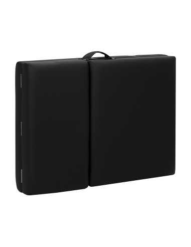 WOODEN FOLDING MASSAGE TABLE COMFORT ACTIVFIZJO LUX 3-SECTIONS 190X70 BLACK