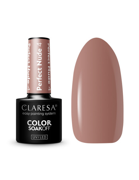 CLARESA Hybrid nail polish PERFECT NUDE 4 -5g