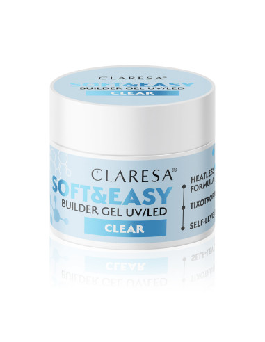 Claresa builder gel Soft & Easy gel clear 45g