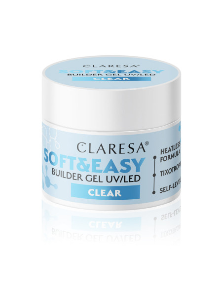 Claresa builder gel Soft & Easy gel clear 45g