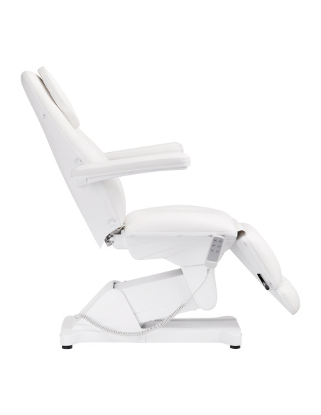 Sillon Basic electric cosmetic chair 3 motors white 