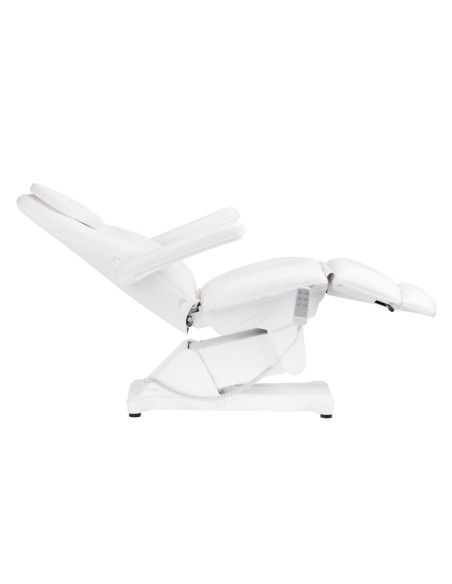 Sillon Basic electric cosmetic chair 3 motors white 
