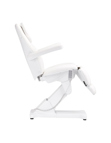 Sillon Basic electric cosmetic chair 3 motors white 