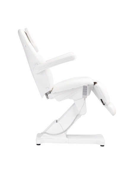 Sillon Basic electric cosmetic chair 3 motors white 