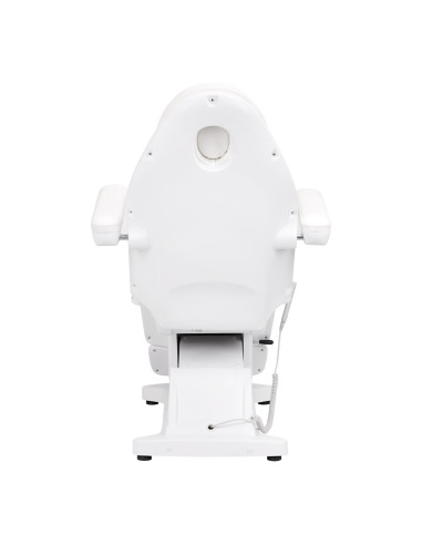 Sillon Basic electric cosmetic chair 3 motors white 