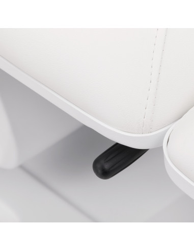 Sillon Basic electric cosmetic chair 3 motors white 