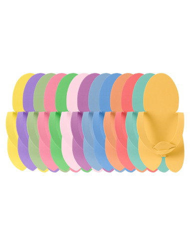 FOAM SEPARATORS 20PCS. 10 PAIRS COLOR MIX