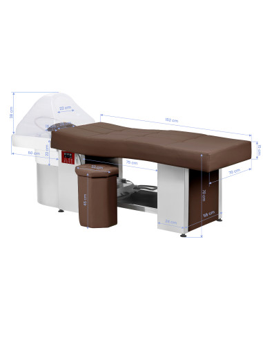 Gabbiano Head Spa 017 hair washing bed brown