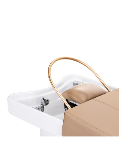 Gabbiano Head Spa 017B hair washing bed beige