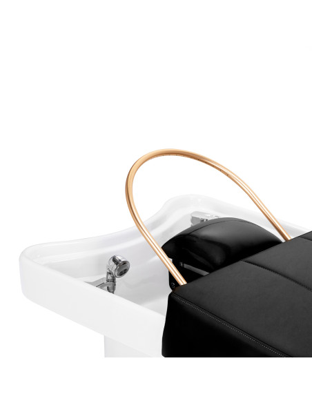 Gabbiano Head Spa 017B hair washing bed black