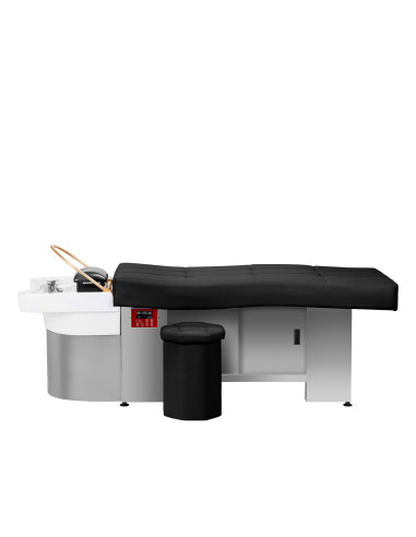 Gabbiano Head Spa 017B hair washing bed black