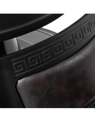 Barber chair Gabbiano President Brown
