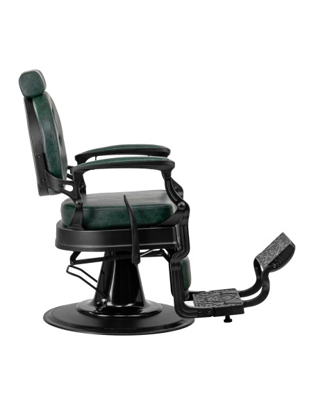 Barber chair Gabbiano President green