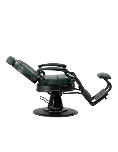 Barber chair Gabbiano President green