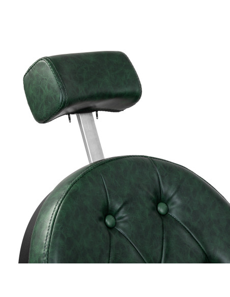 Barber chair Gabbiano President green