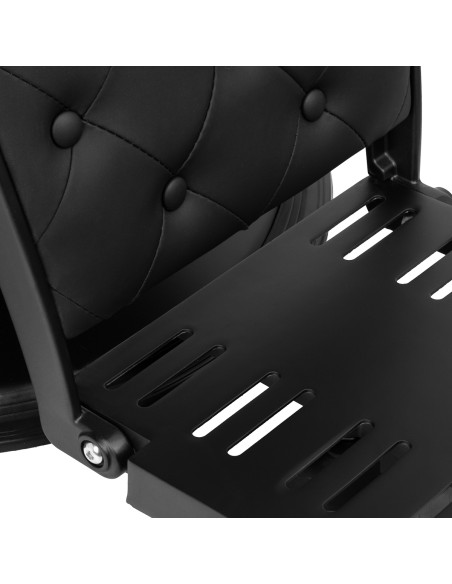 Gabbiano barber chair Francesco Black black