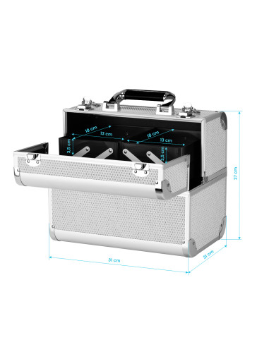 Cosmetic case 44 silver