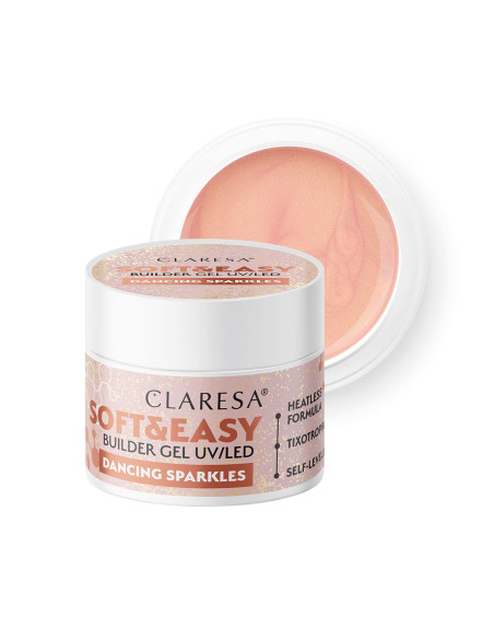 Claresa builder gel Soft&Easy dancing sparkles 12g