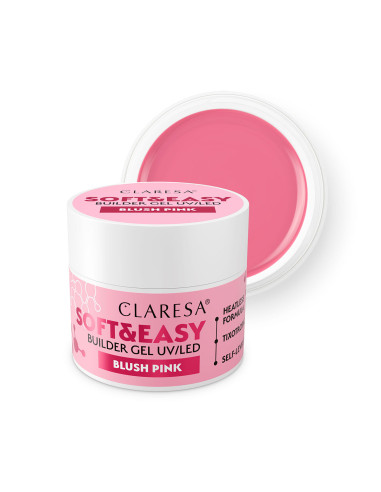 Claresa builder gel Soft&Easy blush pink 90g