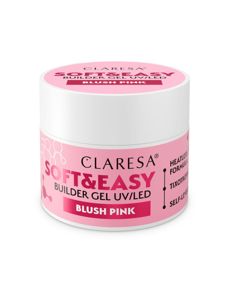 Claresa builder gel Soft&Easy blush pink 90g