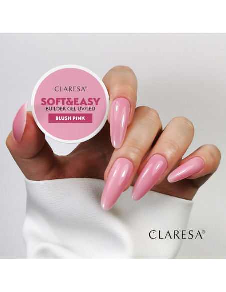 Claresa builder gel Soft&Easy blush pink 90g