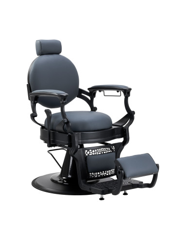 Barber chair Gabbiano Niccolo graphite buttonless