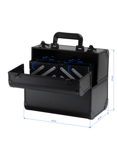 Cosmetic case black 40