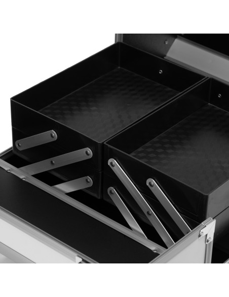 Cosmetic case silver 40