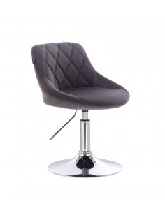Styling Chair - Grey Velour BFHC1053 Bella Furniture Ireland