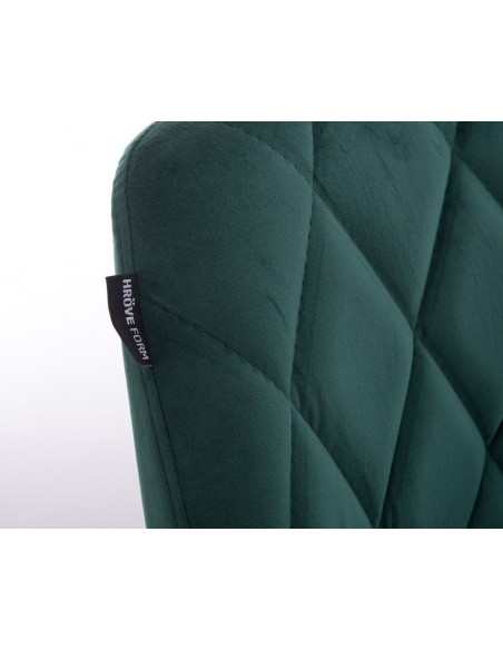 Chair On Wheels - Green Velour BFHC1053W Bella Furniture Ireland